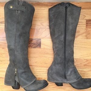 Fergie Tall Suede Boots